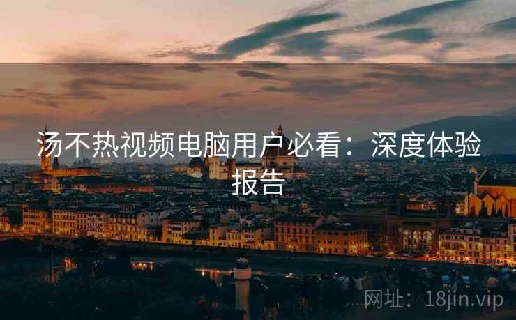 汤不热视频电脑用户必看：深度体验报告