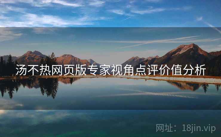 汤不热网页版专家视角点评价值分析