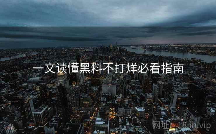 一文读懂黑料不打烊必看指南