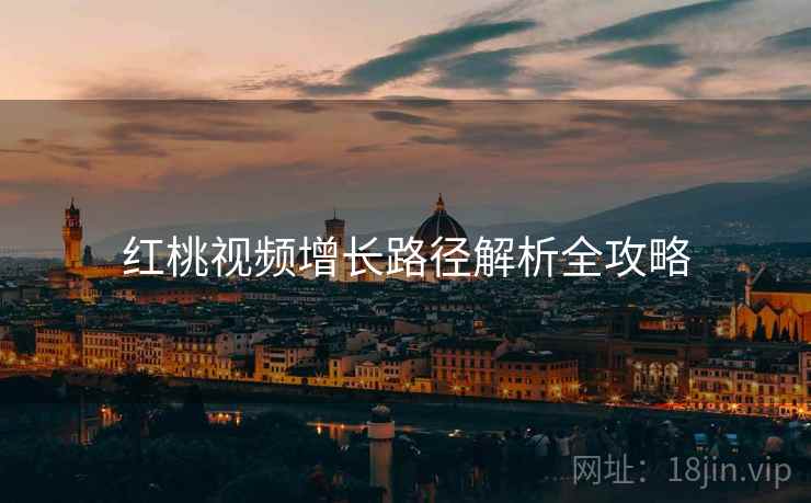 红桃视频增长路径解析全攻略
